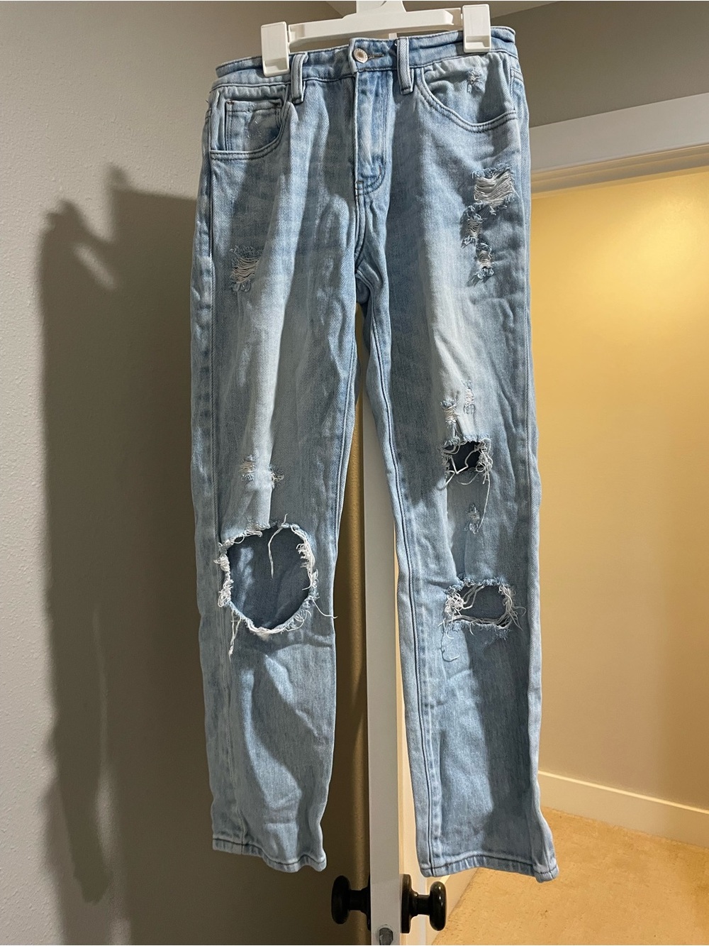KanCan Blue Boyfriend Jeans Distressed Vintage
